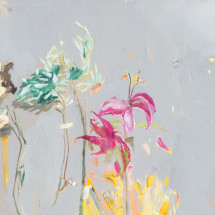 Egle Otto, Bild 2 aus der Serie: Überall wo nichts auf dem Blatt steht, soll Sie lesen, dass ich Sie liebe, 2010, Öl auf Leinwand, 50x70cm Foto: Halo Heye. Courtesy die Künstlerin