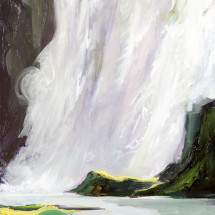 Egle Otto, Bild 3 aus der Serie: Irgendwo hier ist der Schatz meines Großvaters vergraben, 2010, Öl auf Leinwand, 81x66cm Foto: Halo Heye. Courtesy die Künstlerin